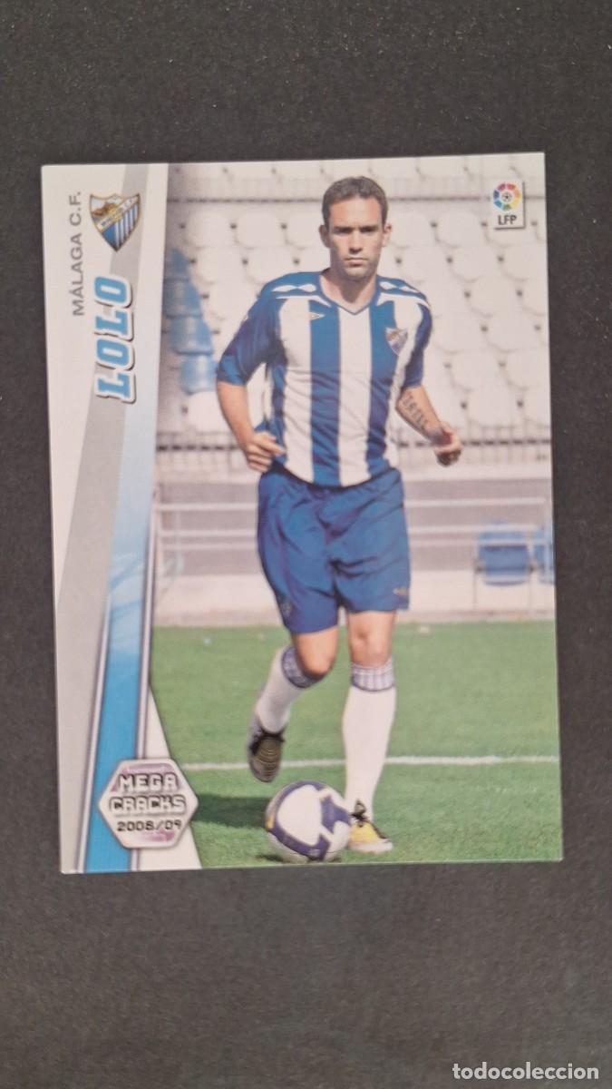 Cromos de F&uacute;tbol: L1 LOLO MALAGA C. F. 169 PANINI MEGACRACKS 2008 2009 08 09