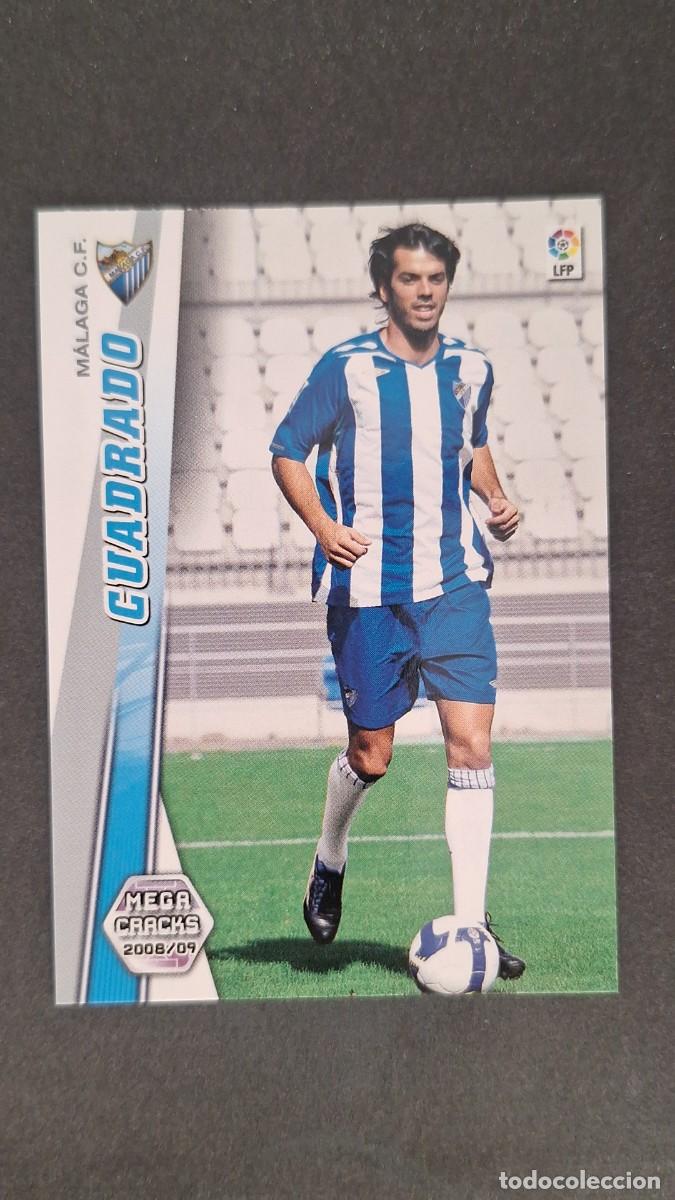 Cromos de F&uacute;tbol: L1 CUADRADO MALAGA C. F. 170 PANINI MEGACRACKS 2008 2009 08 09