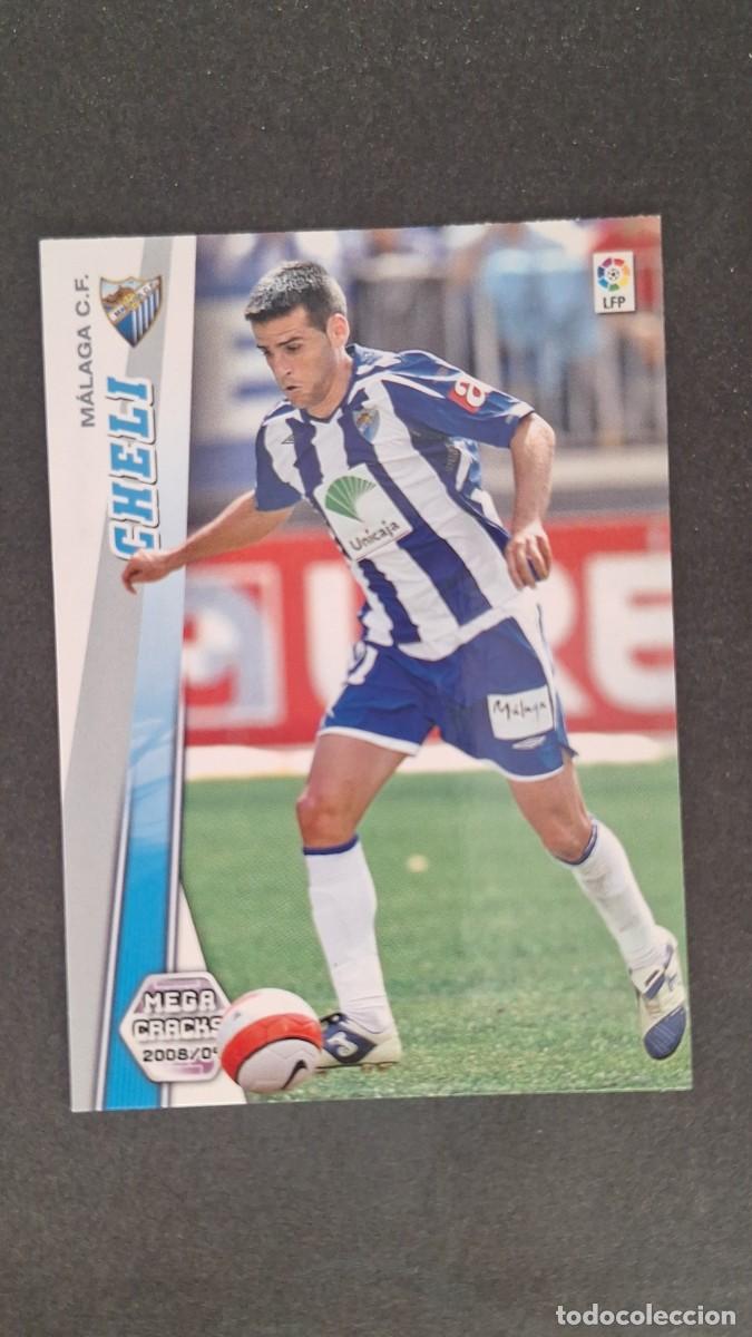 Cromos de F&uacute;tbol: L1 CHELI MALAGA C. F. 171 PANINI MEGACRACKS 2008 2009 08 09