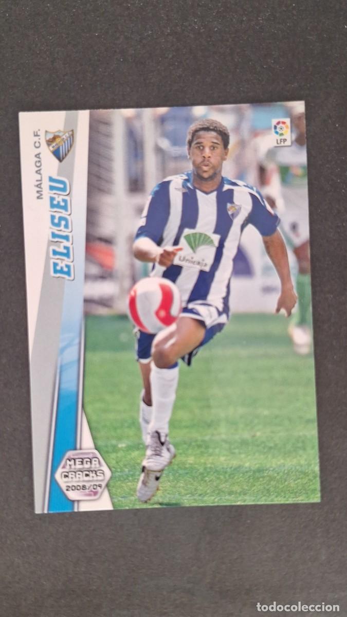 Cromos de F&uacute;tbol: L1 ELISEU MALAGA C. F. 172 PANINI MEGACRACKS 2008 2009 08 09
