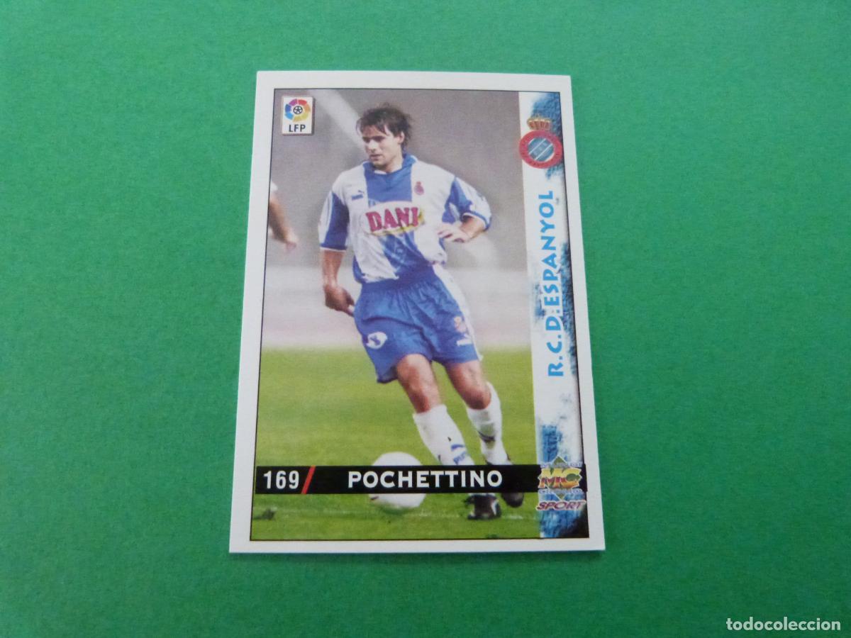 Cromos de F&uacute;tbol: TRADING CARD FUTBOL POCHETTINO R.C.D.ESPA&Ntilde;OL-ESPANYOL N&ordm; 169 LIGA MUNDICROMO 1998-1999/98-99