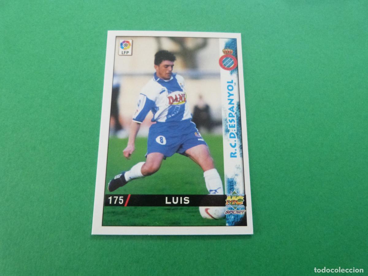 Cromos de F&uacute;tbol: TRADING CARD FUTBOL LUIS R.C.D.ESPA&Ntilde;OL-ESPANYOL N&ordm; 175 LIGA MUNDICROMO 1998-1999/98-99