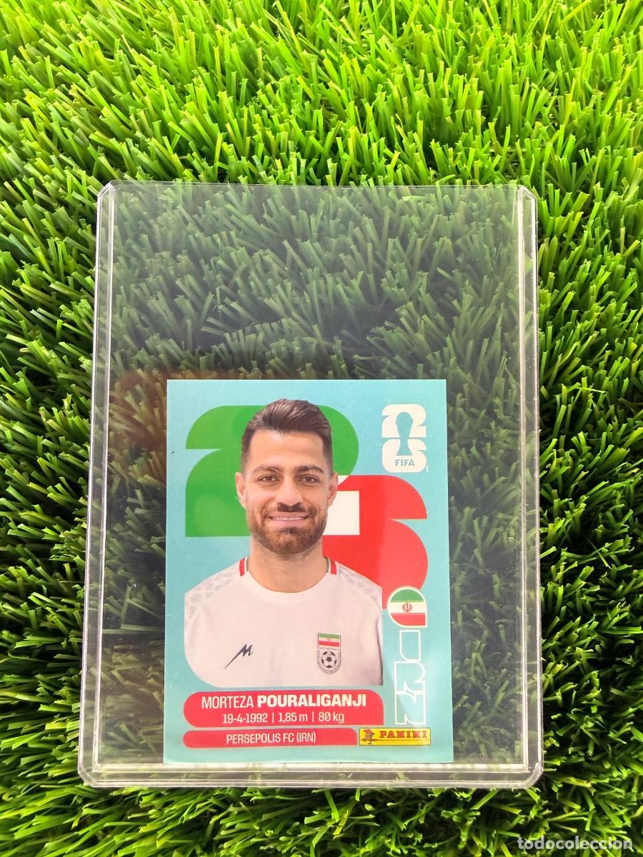 Cromos de F&uacute;tbol: N&ordm; IRN3 Morteza Pouraliganji Ir&aacute;n Mundial 2026 Stickers