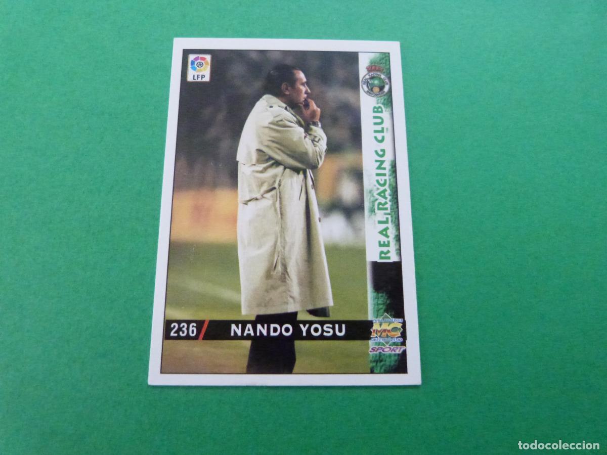 Cromos de F&uacute;tbol: TRADING CARD FUTBOL NANDO YOSU RACING DE SANTANDER N&ordm; 236 LIGA MUNDICROMO 1998-1999/98-99