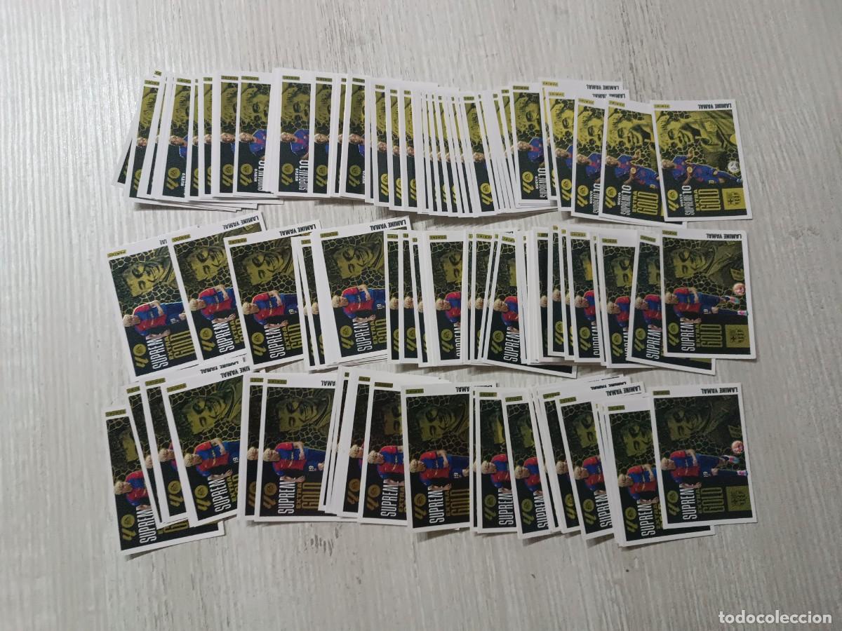 Cromos de F&uacute;tbol: LOTE 74 YAMAL SUPREME EXTRA GOLD Y 59 YAMAL NUEVO EXTRA GOLD SUPREME 10
