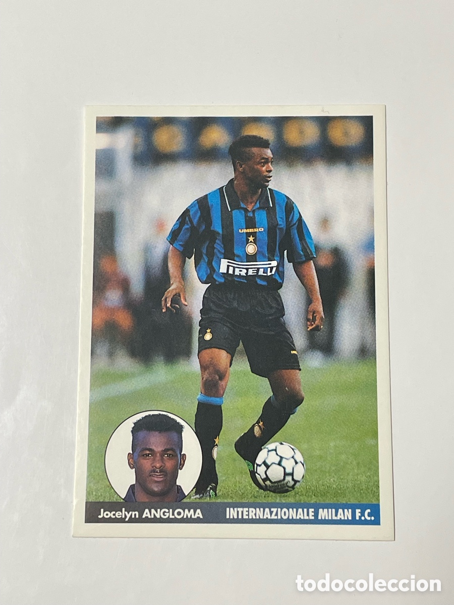 Cromos de F&uacute;tbol: Jocelyn Angloma Inter de Mil&aacute;n Panini Los mejores equipos de Europa 1996/97 #120