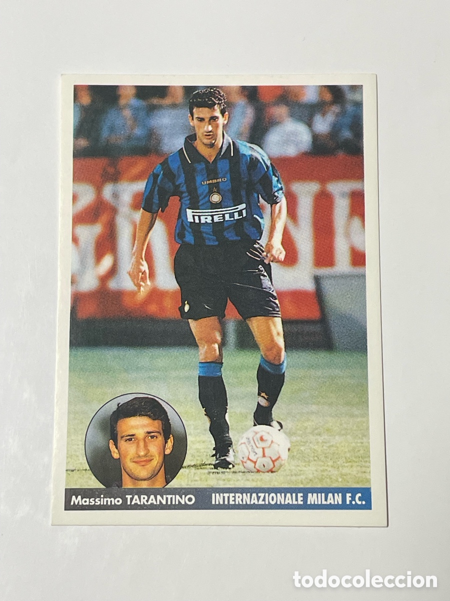Cromos de F&uacute;tbol: Massimo Tarantino Inter de Mil&aacute;n Panini Los mejores equipos de Europa 1996/97 #123