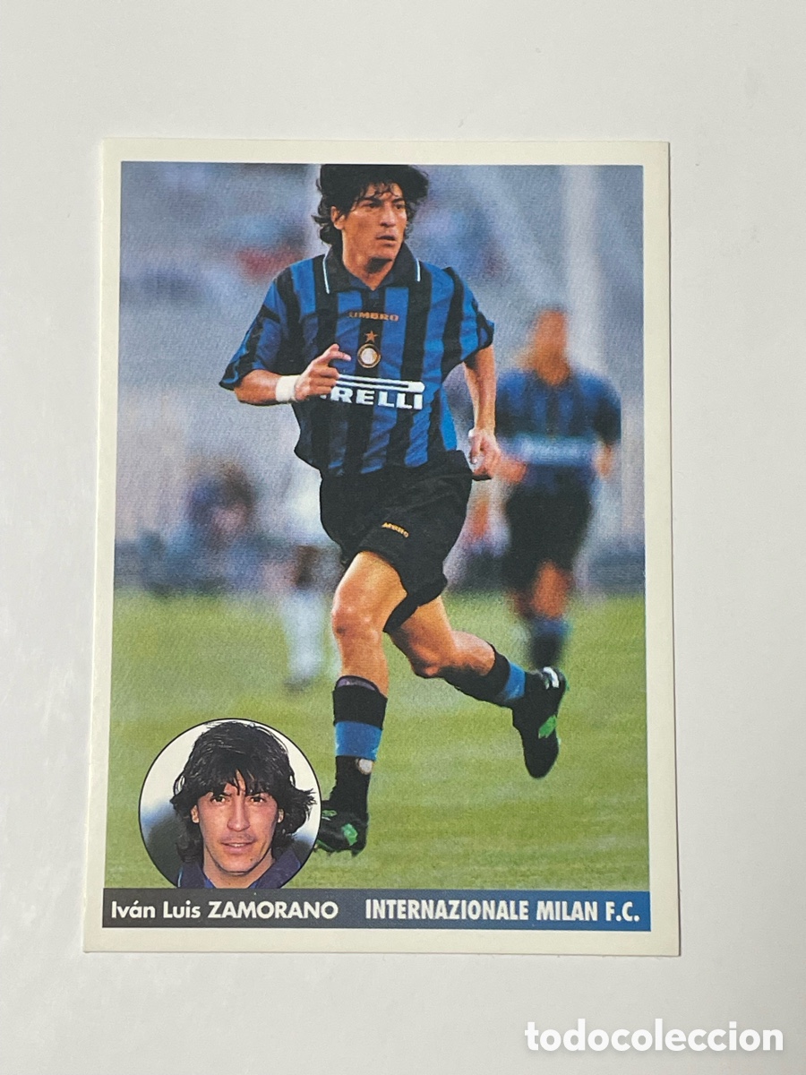 Cromos de F&uacute;tbol: Ivan Zamorano Inter de Mil&aacute;n Panini Los mejores equipos de Europa 1996/97 #128