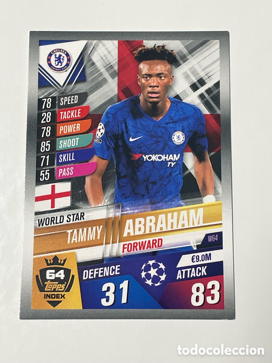 Cromos de F&uacute;tbol: Tammy Abraham Chelsea Topps Match Attax 2019/20 #W64