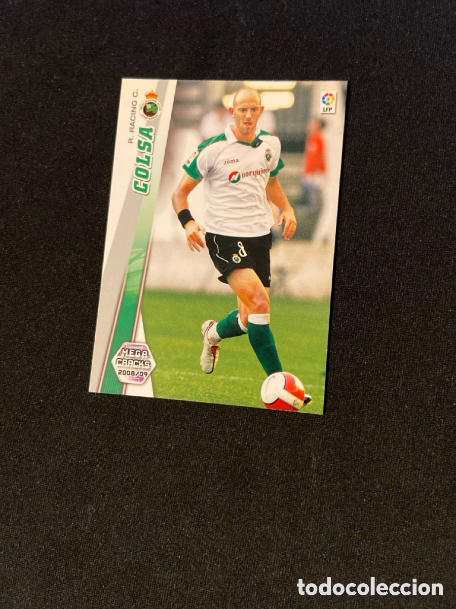Cromos de F&uacute;tbol: COLSA 244 (RACING SANTANDER) PANINI MEGACRACKS 2008-2009 08 09 CROMO CARTA M-5