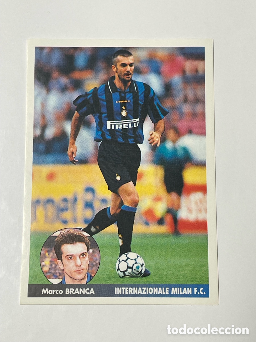 Cromos de F&uacute;tbol: Marco Branca Inter de Mil&aacute;n Panini Los mejores equipos de Europa 1996/97 #130