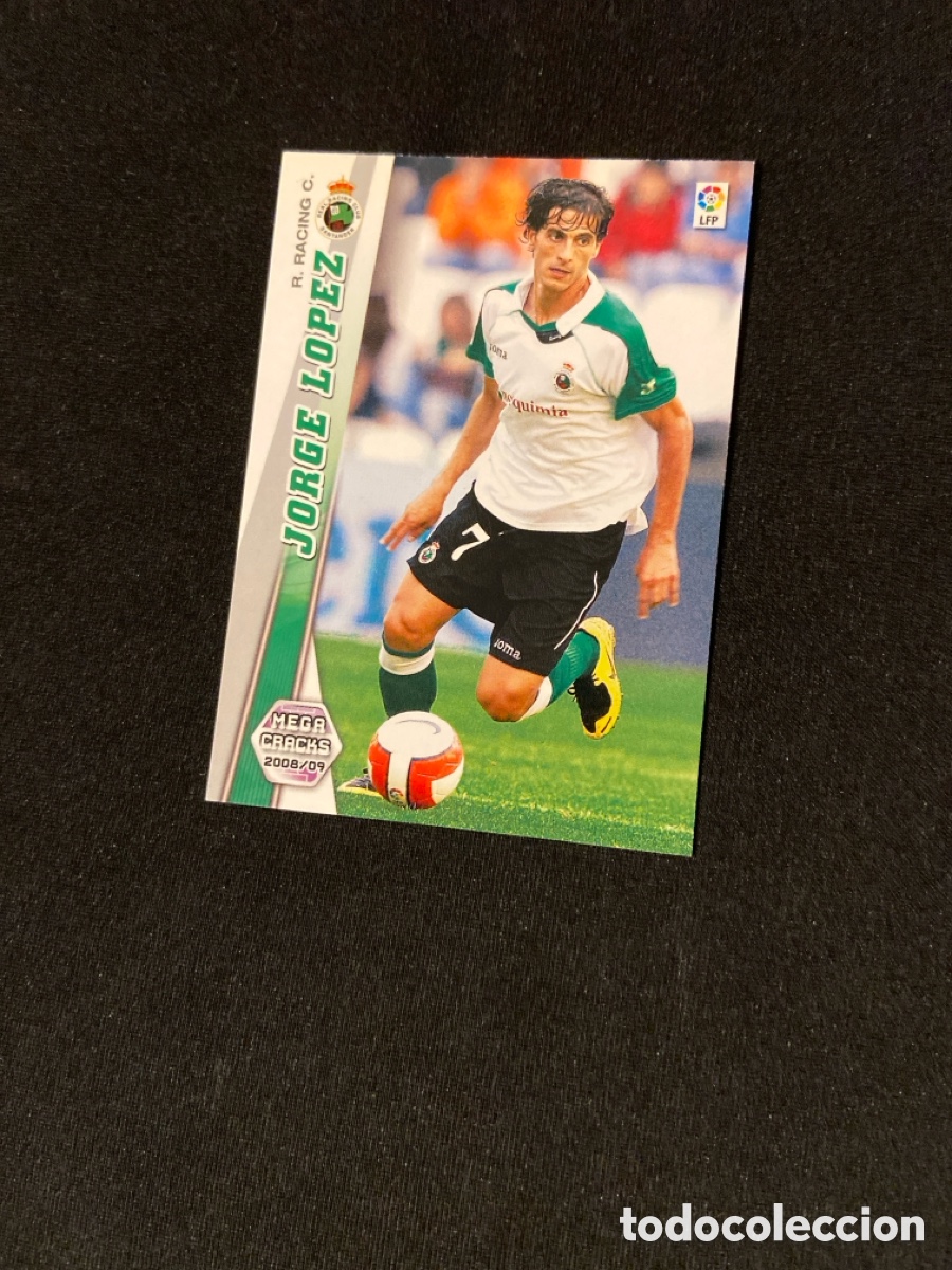 Cromos de F&uacute;tbol: JORGE LOPEZ 246 (RACING SANTANDER) PANINI MEGACRACKS 2008-2009 08 09 CROMO CARTA M-5
