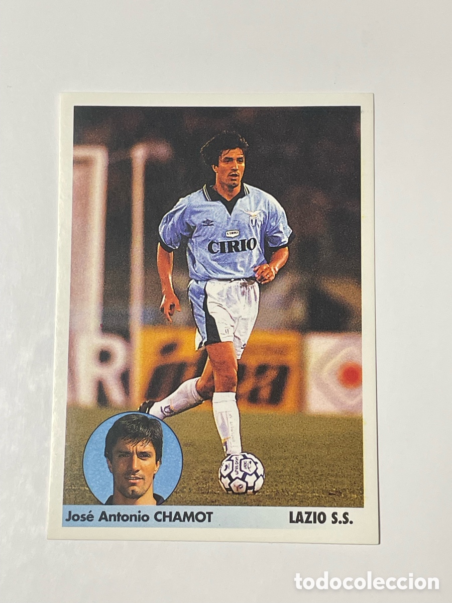 Cromos de F&uacute;tbol: Jos&eacute; Chamot Lazio Panini Los mejores equipos de Europa 1996/97 #148