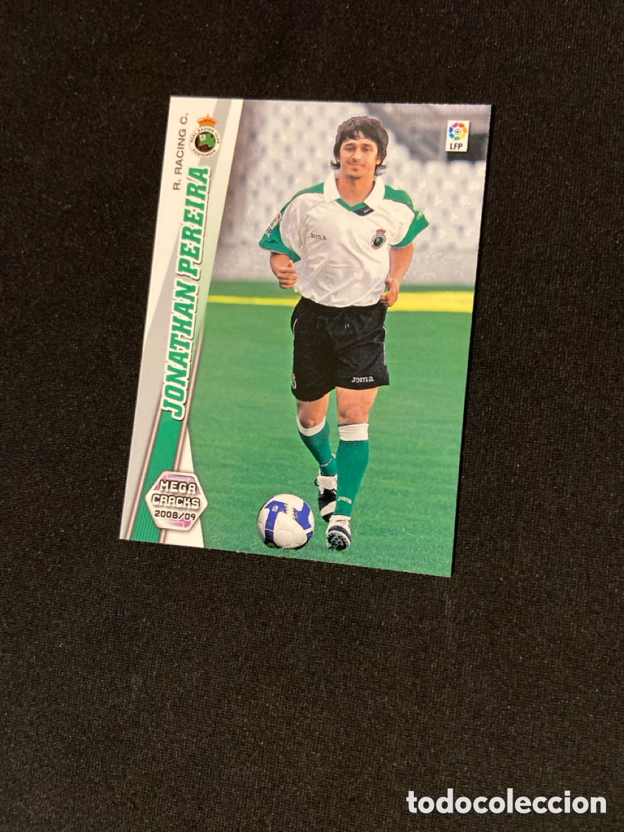 Cromos de F&uacute;tbol: JONATHAN PEREIRA 248 (RACING SANTANDER) PANINI MEGACRACKS 2008-2009 08 09 CROMO CARTA M-5