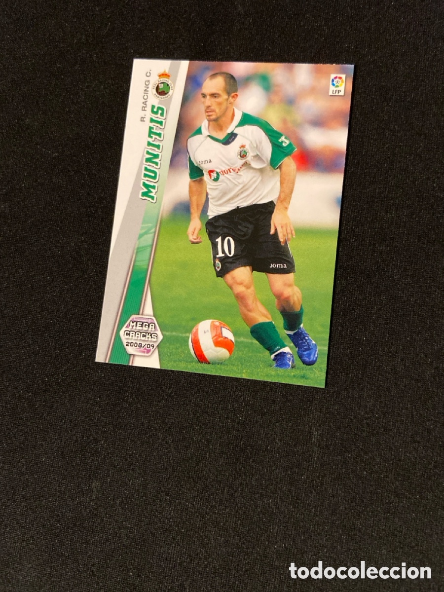 Cromos de F&uacute;tbol: MUNITIS 252 (RACING SANTANDER) PANINI MEGACRACKS 2008-2009 08 09 CROMO CARTA M-5