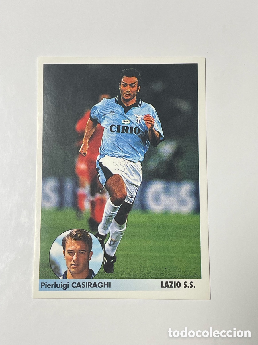 Cromos de F&uacute;tbol: Pierluigi Casiraghi Lazio Panini Los mejores equipos de Europa 1996/97 #155