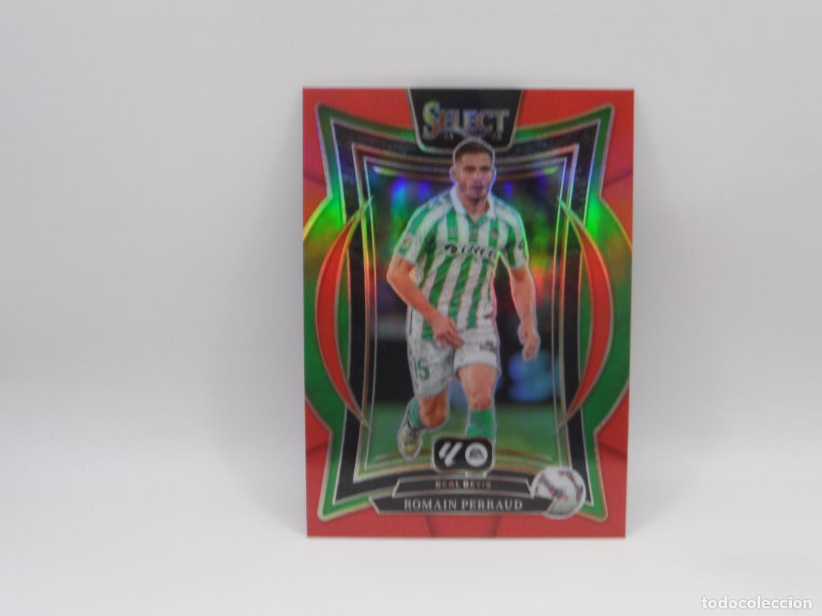 Cromos de F&uacute;tbol: 39 ROMAIN PERRAUD PARALELA RED PRIZM BETIS PANINI SELECT 2024 2025 24 25 ROJO
