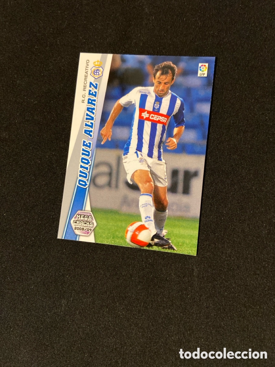 Cromos de F&uacute;tbol: QUIQUE ALVAREZ 258 (RECREATIVO HUELVA)
