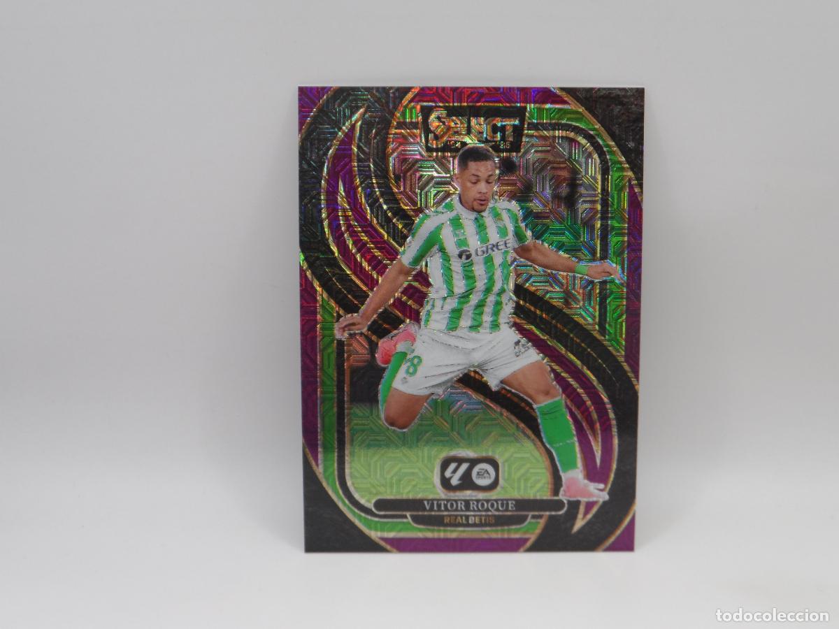 Cromos de F&uacute;tbol: 131 VITOR ROQUE PARALELA PURPLE MOJO PRIZM BETIS PANINI SELECT 2024 2025 24 25