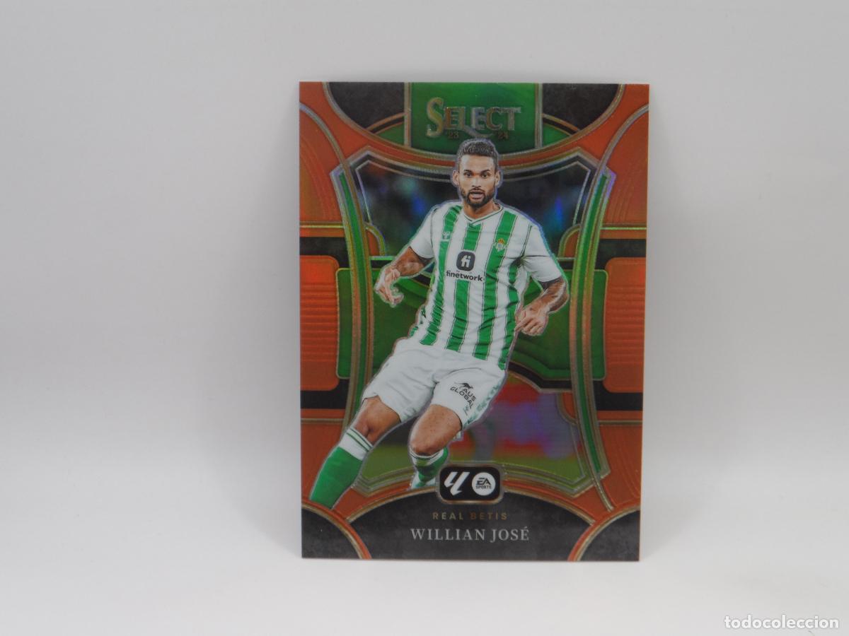 Cromos de F&uacute;tbol: 163 WILLIAN JOSE NUMERADA /49 ORANGE BETIS PANINI SELECT LIGA 2023 2024 23 24 PRIZM
