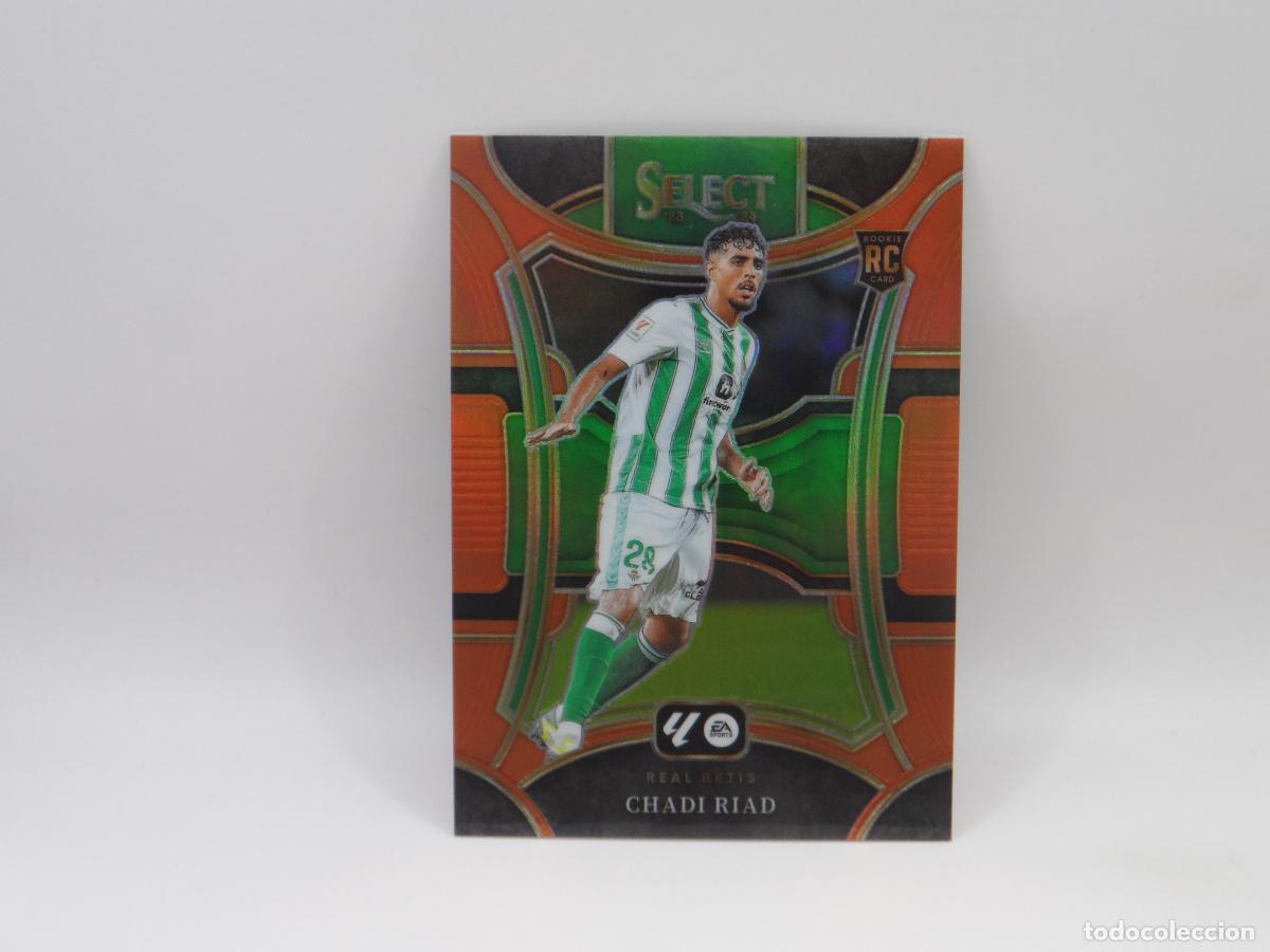 Cromos de F&uacute;tbol: 166 CHADI RIAD ROOKIE NUMERADA /49 ORANGE BETIS PANINI SELECT LIGA 2023 2024 23 24 PRIZM