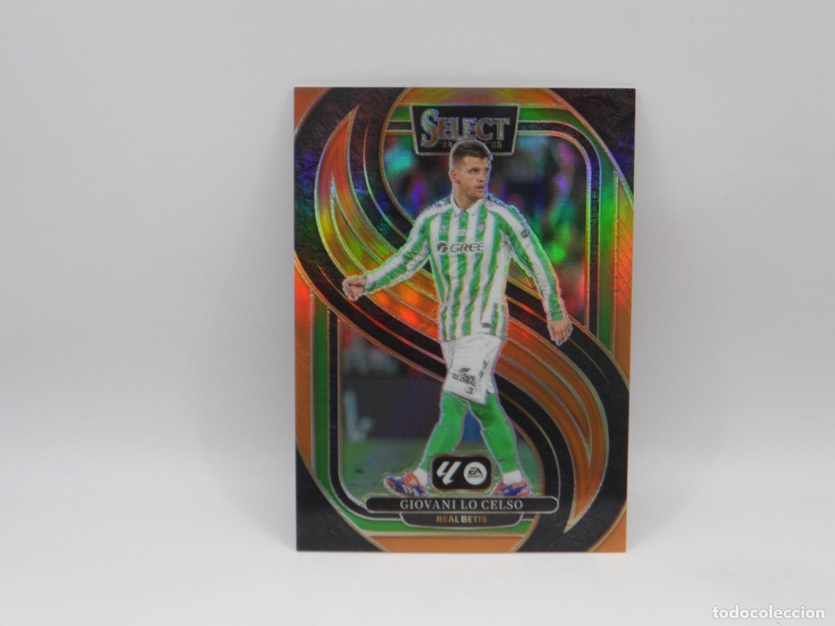 Cromos de F&uacute;tbol: 138 LO CELSO NUMERADA /49 ORANGE PRIZM BETIS PANINI SELECT 2024 2025 24 25