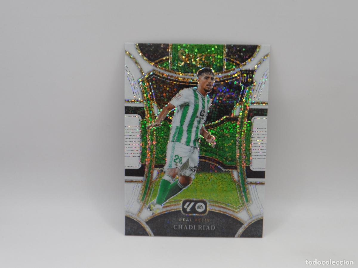 Cromos de F&uacute;tbol: 166 CHADI RIAD ROOKIE PARALELA WHITE SPARKLE BETIS PANINI SELECT LIGA 2023 2024 23 24 PRIZM
