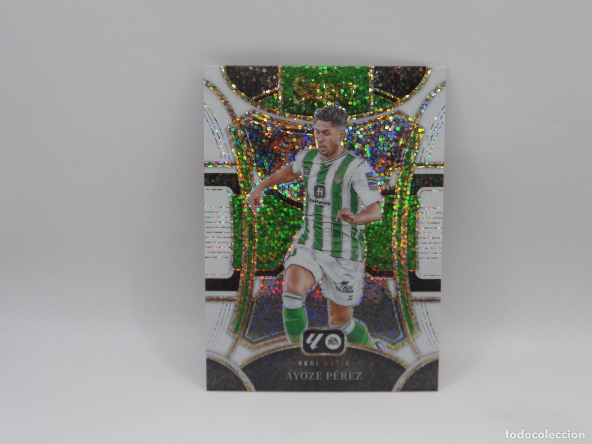 Cromos de F&uacute;tbol: 165 AYOZE PEREZ PARALELA WHITE SPARKLE BETIS PANINI SELECT LIGA 2023 2024 23 24 PRIZM