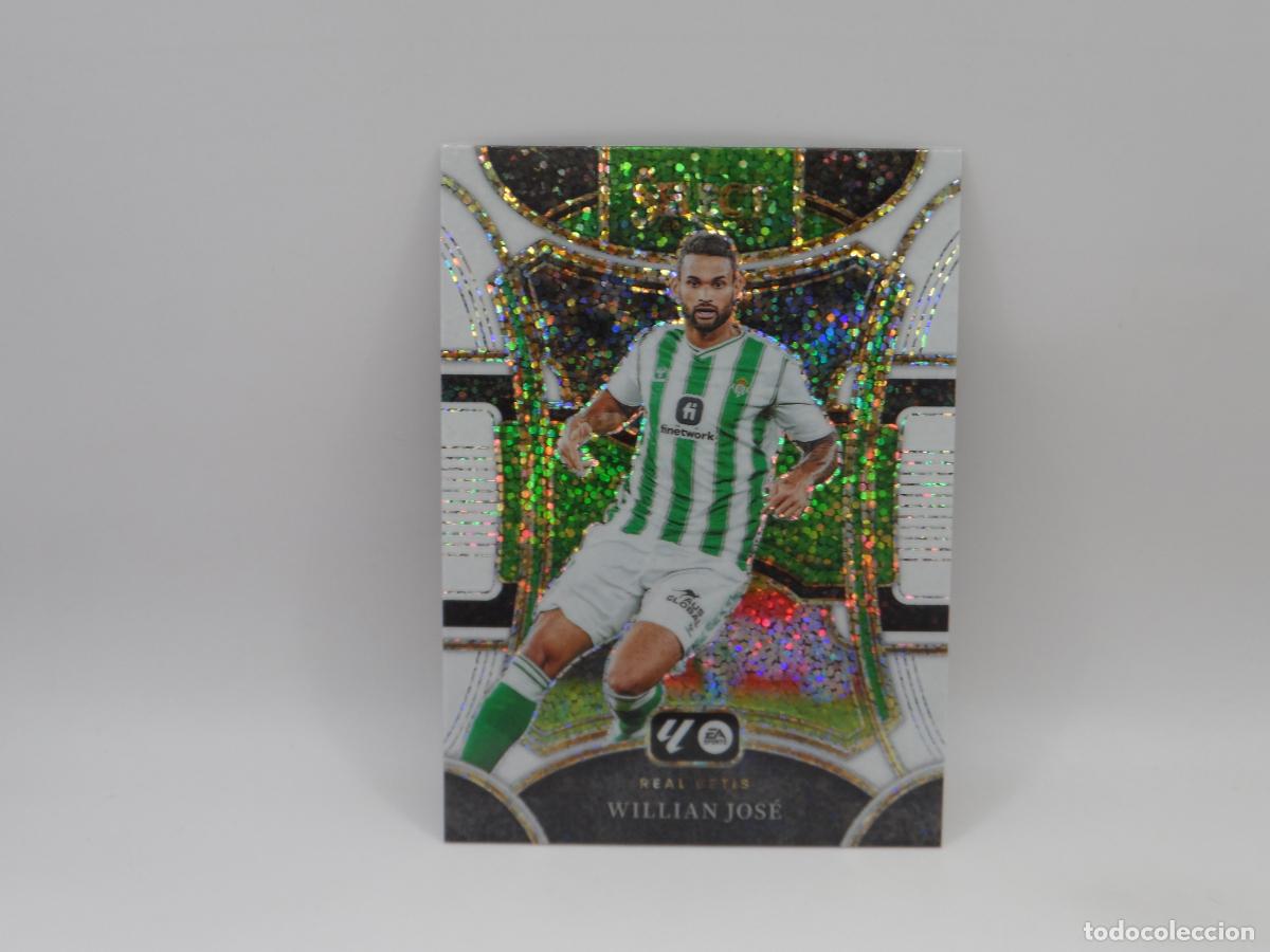 Cromos de F&uacute;tbol: 163 WILLIAM JOSE PARALELA WHITE SPARKLE BETIS PANINI SELECT LIGA 2023 2024 23 24 PRIZM