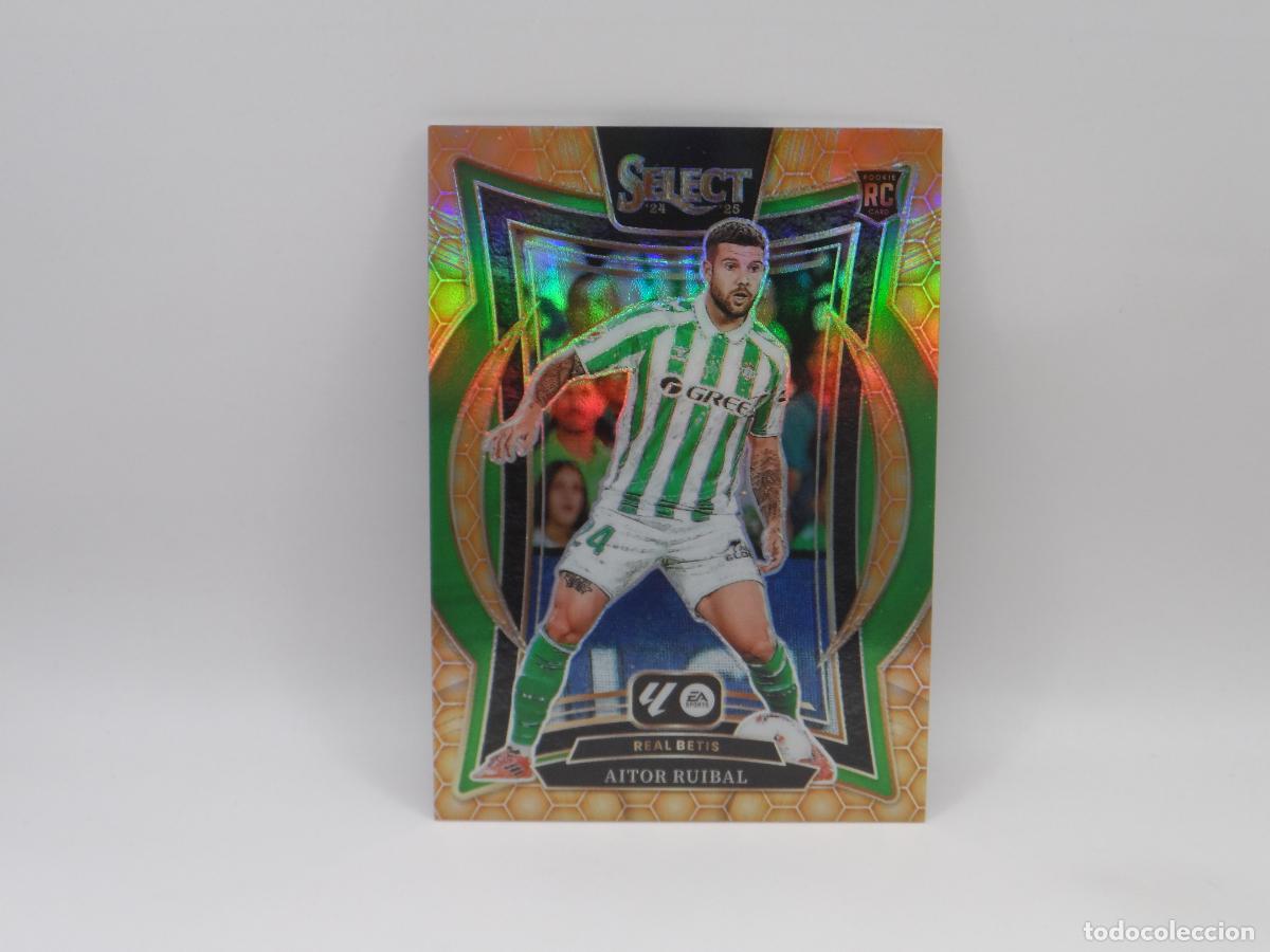 Cromos de F&uacute;tbol: 37 AITOR RUIBAL PARALELA HONEYCOMB PRIZM BETIS PANINI SELECT 2024 2025 24 25 ROOKIE COLMENA