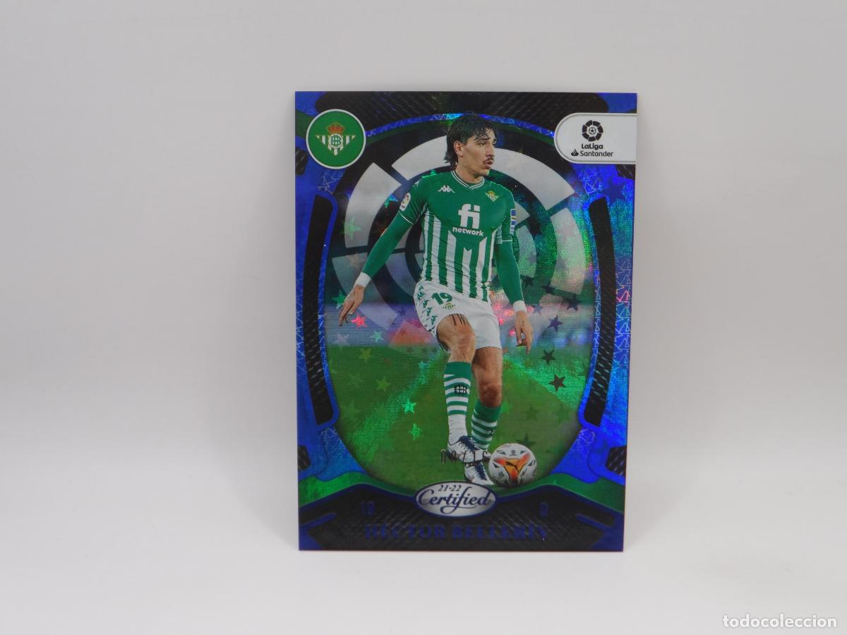 Cromos de F&uacute;tbol: 161 HECTOR BELLERIN NUMERADA /16 BLUE ASTRO BETIS PANINI CERTIFIED 2021 2022 21 22 CHRONICLES SOCCER