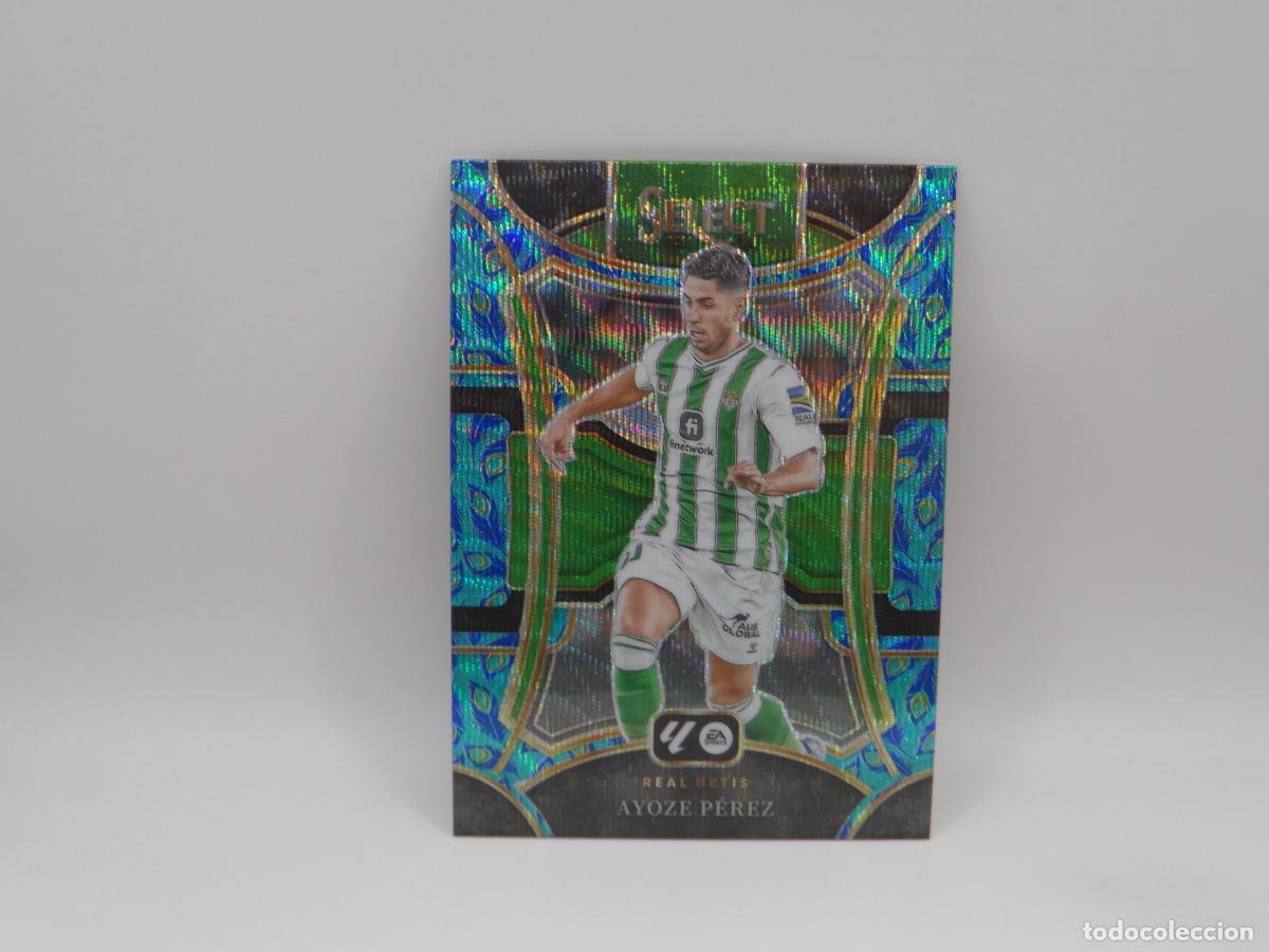 Cromos de F&uacute;tbol: 165 AYOZE PEREZ PARALELA PEACOCK BETIS PANINI SELECT LIGA 2023 2024 23 24 PRIZM