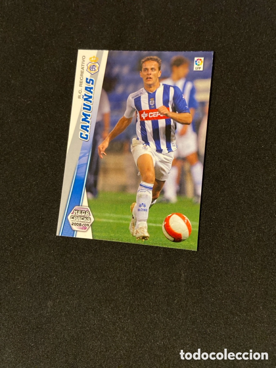Cromos de F&uacute;tbol: CAMU&Ntilde;AS 266 (RECREATIVO HUELVA)