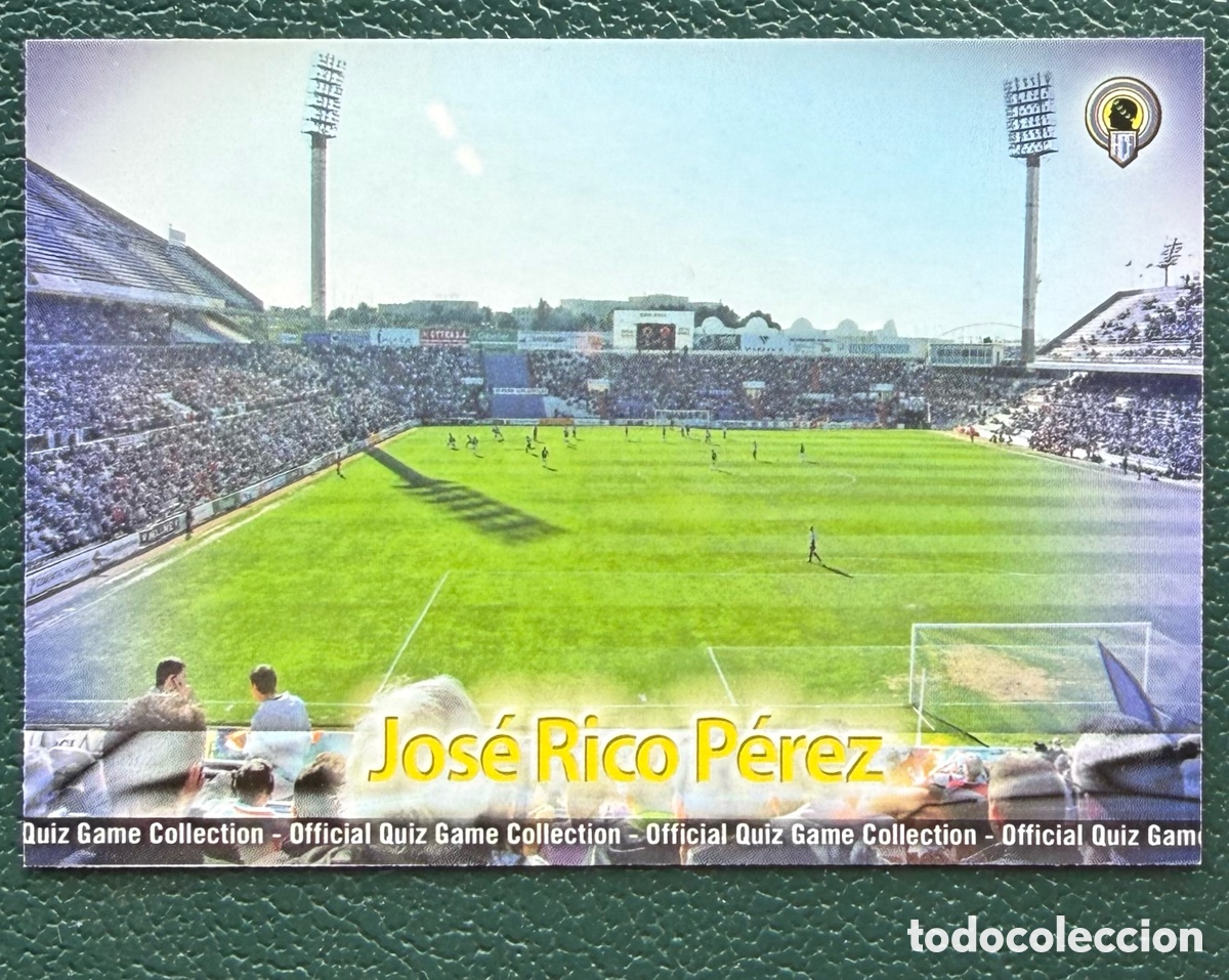 Cromos de F&uacute;tbol: 776 ESTADIO JOSE RICO PEREZ MATE HERCULES CF FICHAS ALBUM MUNDICROMO 2009 2010 09 10