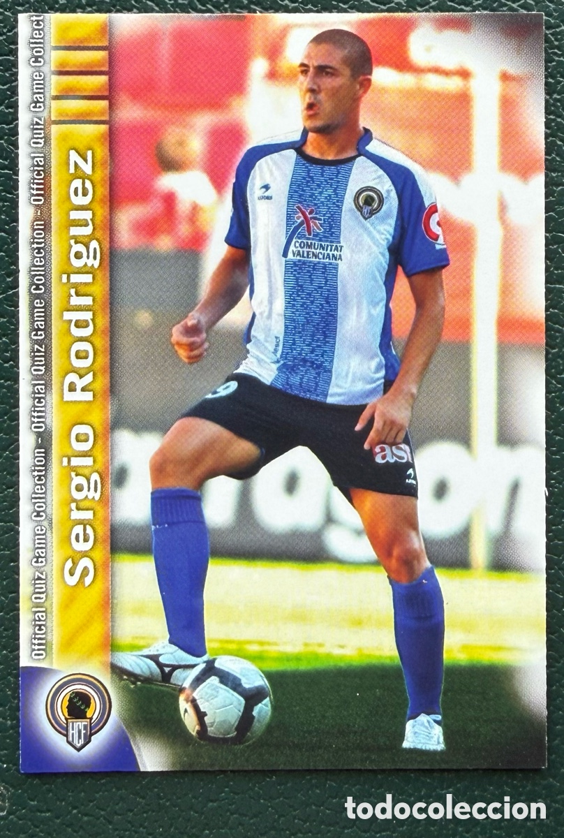 Cromos de F&uacute;tbol: 783 SERGIO RODRIGUEZ HERCULES CF FICHAS ALBUM MUNDICROMO 2009 2010 09 10