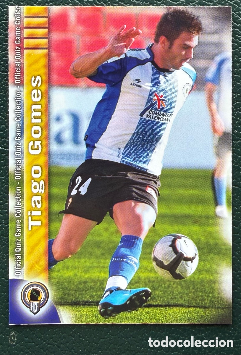 Cromos de F&uacute;tbol: 784 TIAGO GOMES HERCULES CF FICHAS ALBUM MUNDICROMO 2009 2010 09 10