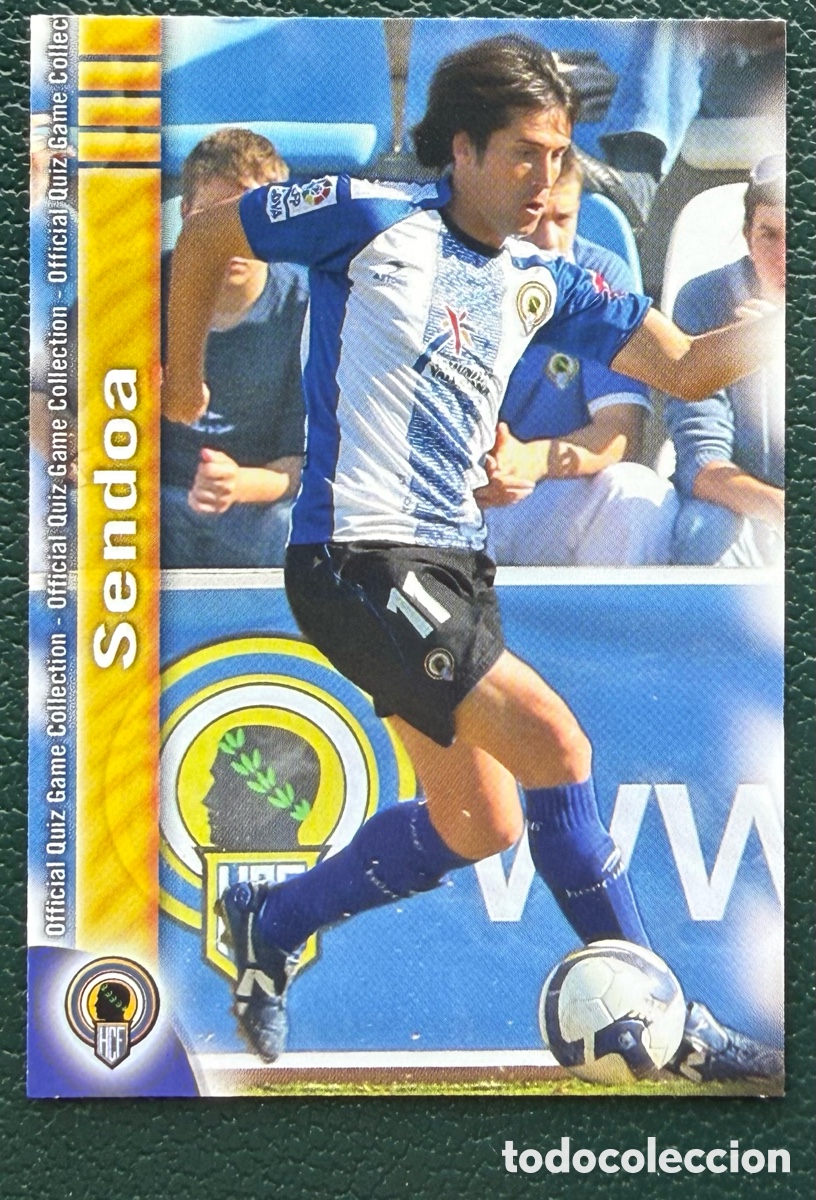Figurine di Calcio: 790 SENDOA HERCULES CF FICHAS ALBUM MUNDICROMO 2009 2010 09 10