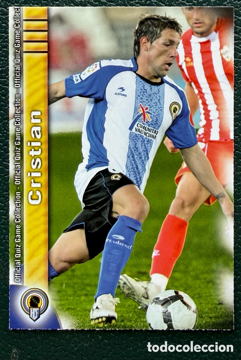 Football Stickers: 793 CRISTIAN HERCULES CF FICHAS ALBUM MUNDICROMO 2009 2010 09 10