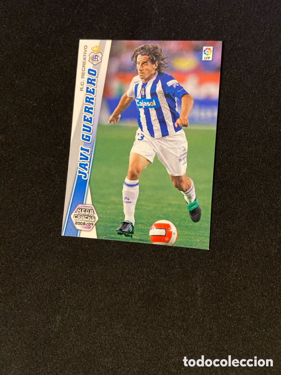 Cromos de F&uacute;tbol: JAVI GUERRERO 268 (RECREATIVO HUELVA)