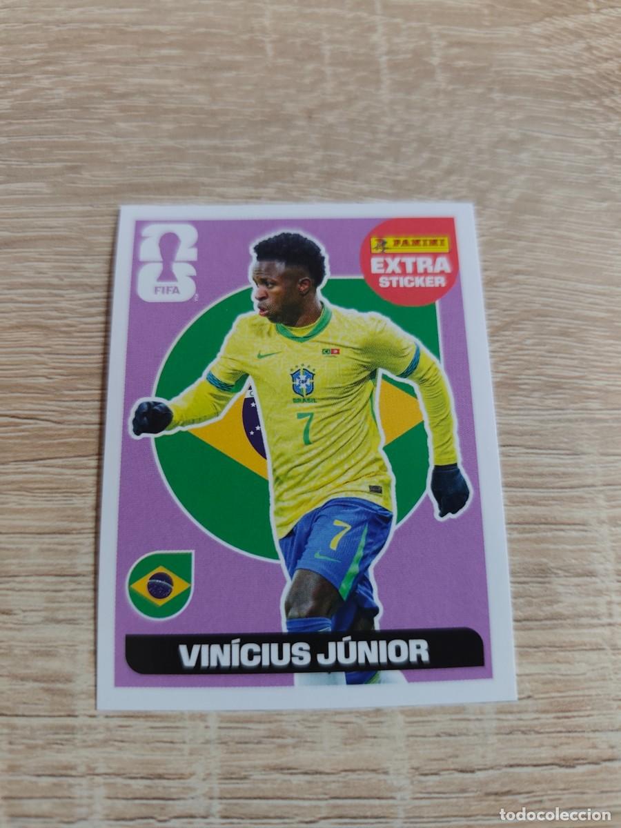 Cromos de F&uacute;tbol: C1 VINICIUS VINI JUNIOR BRASIL BRAZIL EXTRA STICKER MUNDIAL FIFA WORLD CUP 2026 STICKER PANINI