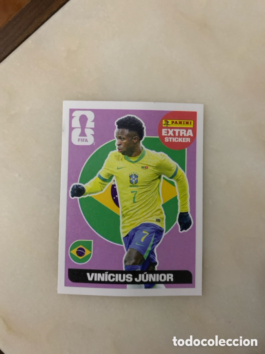 Cromos de F&uacute;tbol: Cromo especial panini world cup 2026 Vinicius J&uacute;nior