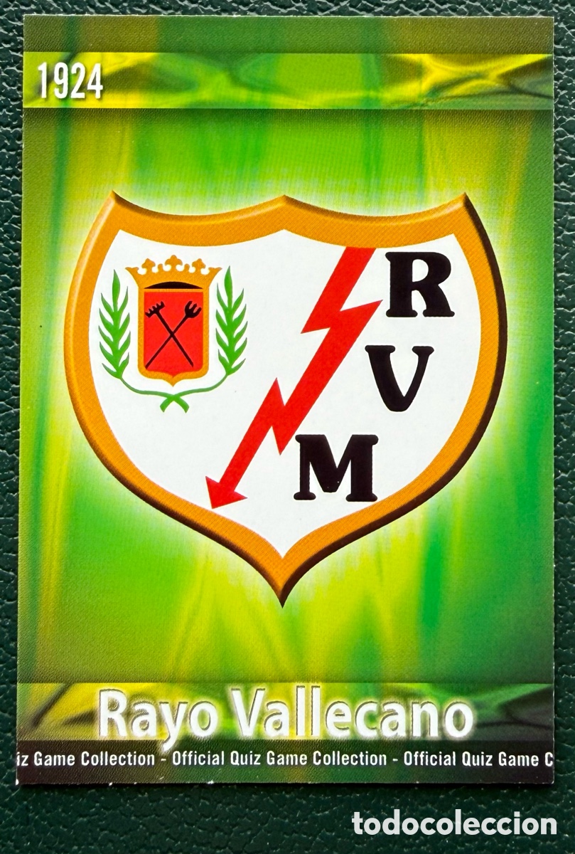 Football Stickers: 796 ESCUDO RAYO VALLECANO MATE FICHAS ALBUM MUNDICROMO 2009 2010 09 10