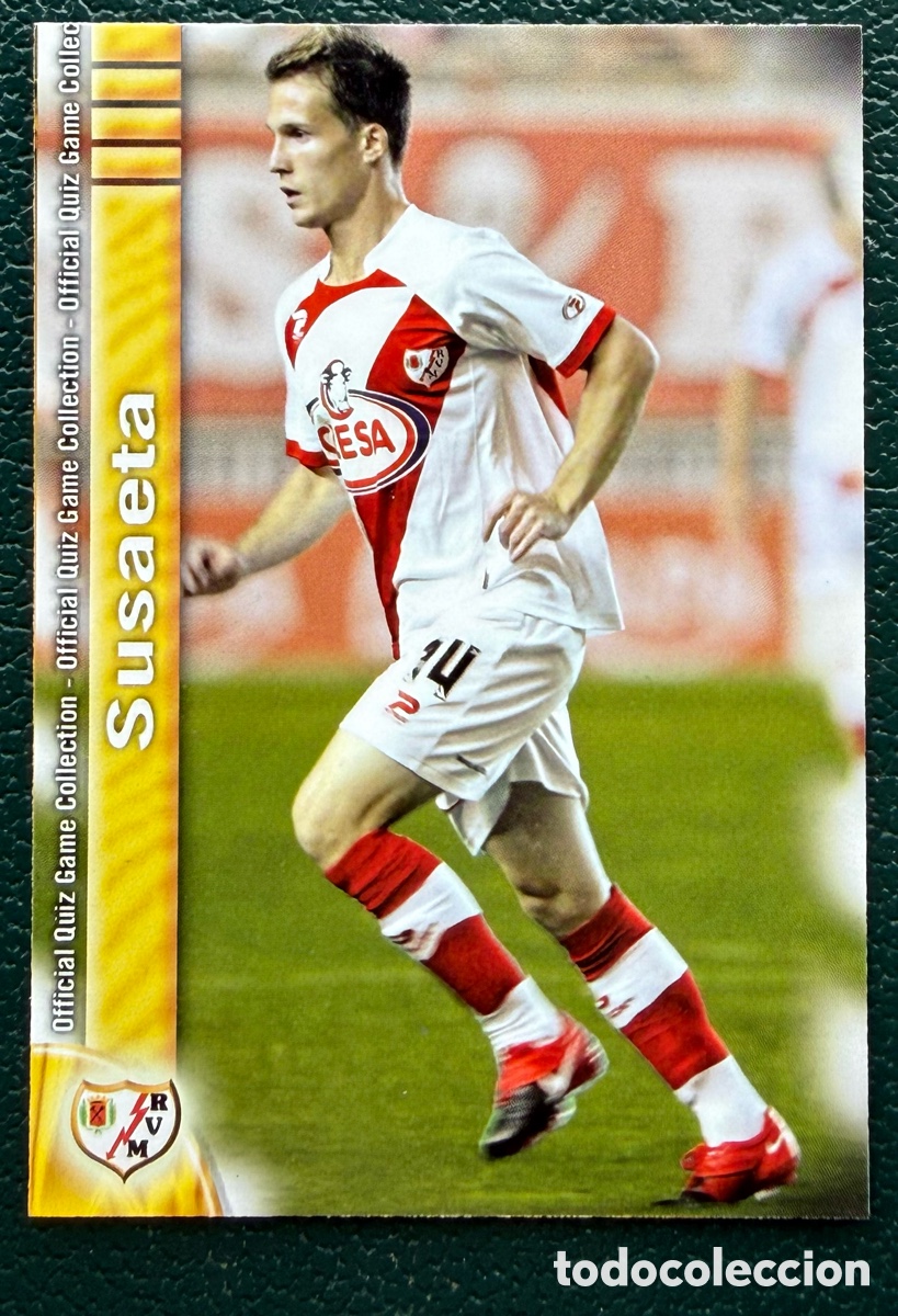 Cromos de F&uacute;tbol: 808 SUSAETA RAYO VALLECANO FICHAS ALBUM MUNDICROMO 2009 2010 09 10