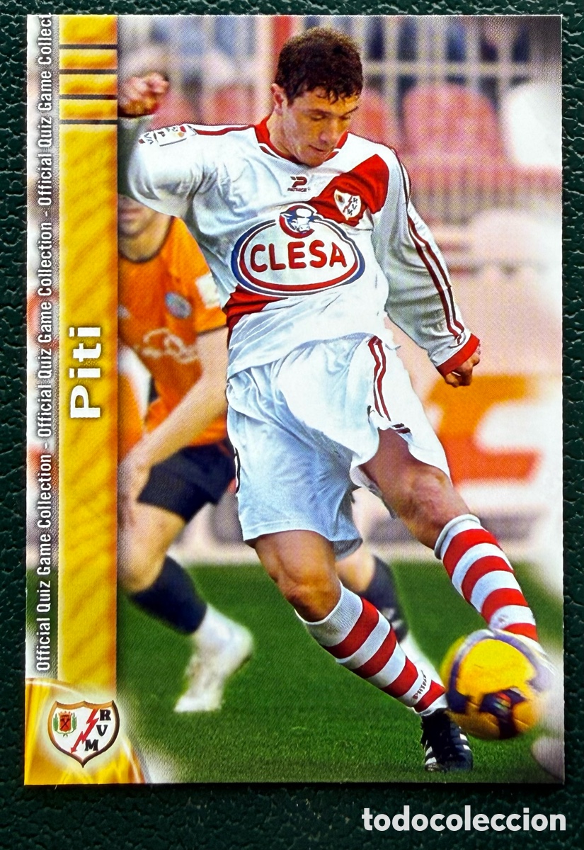 Football Stickers: 812 PITI RAYO VALLECANO FICHAS ALBUM MUNDICROMO 2009 2010 09 10