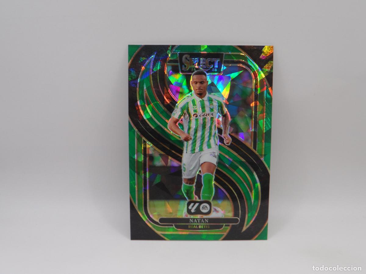Cromos de F&uacute;tbol: 134 NATAN PARALELA GREEN ICE PRIZM BETIS PANINI SELECT 2024 2025 24 25