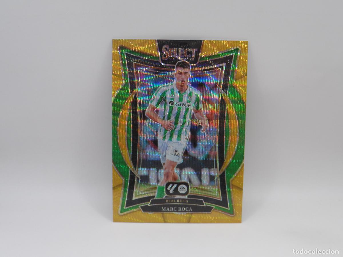 Cromos de F&uacute;tbol: 38 MARC ROCA NUMERADA /10 GOLD WAVE BETIS PANINI SELECT LIGA 2024 2025 24 25