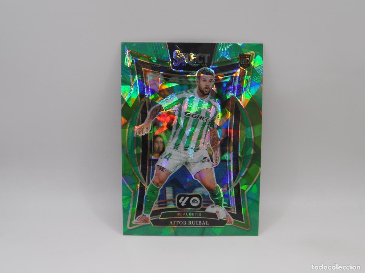Cromos de F&uacute;tbol: 37 AITOR RUIBAL PARALELA GREEN ICE ROOKIE BETIS PANINI SELECT LIGA 2024 2025 24 25