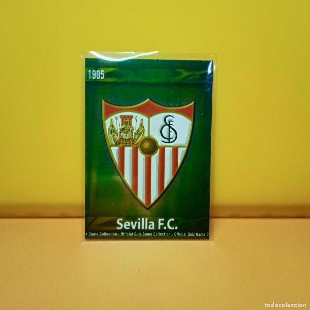 Cromos de F&uacute;tbol: ESCUDO BRILLO LISO SEVILLA F.C 55 , MUNDICROMO LIGA 2009 2010 09/10
