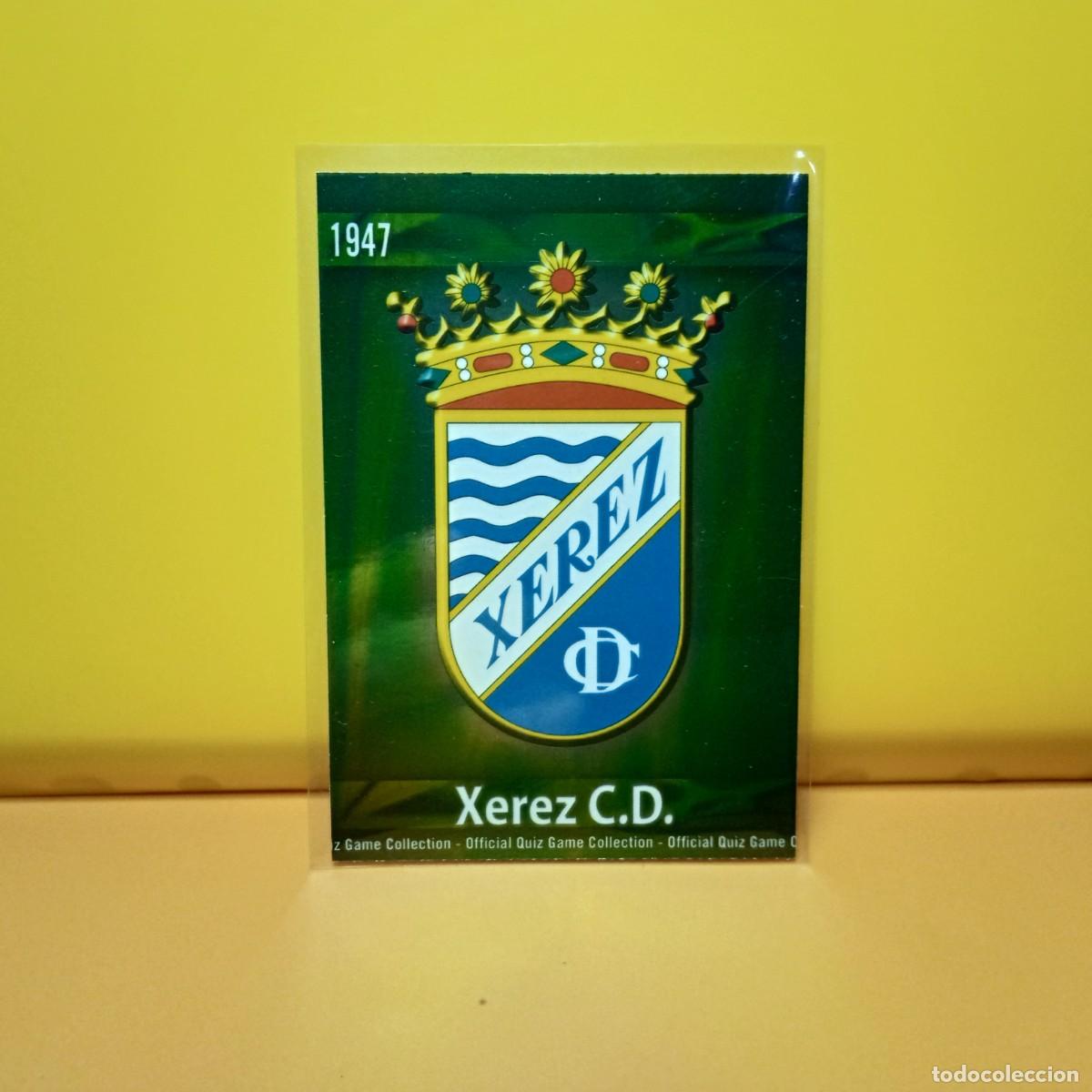 Cromos de F&uacute;tbol: ESCUDO BRILLO LISO XEREZ C.D 460 , MUNDICROMO LIGA 2009 2010 09/10