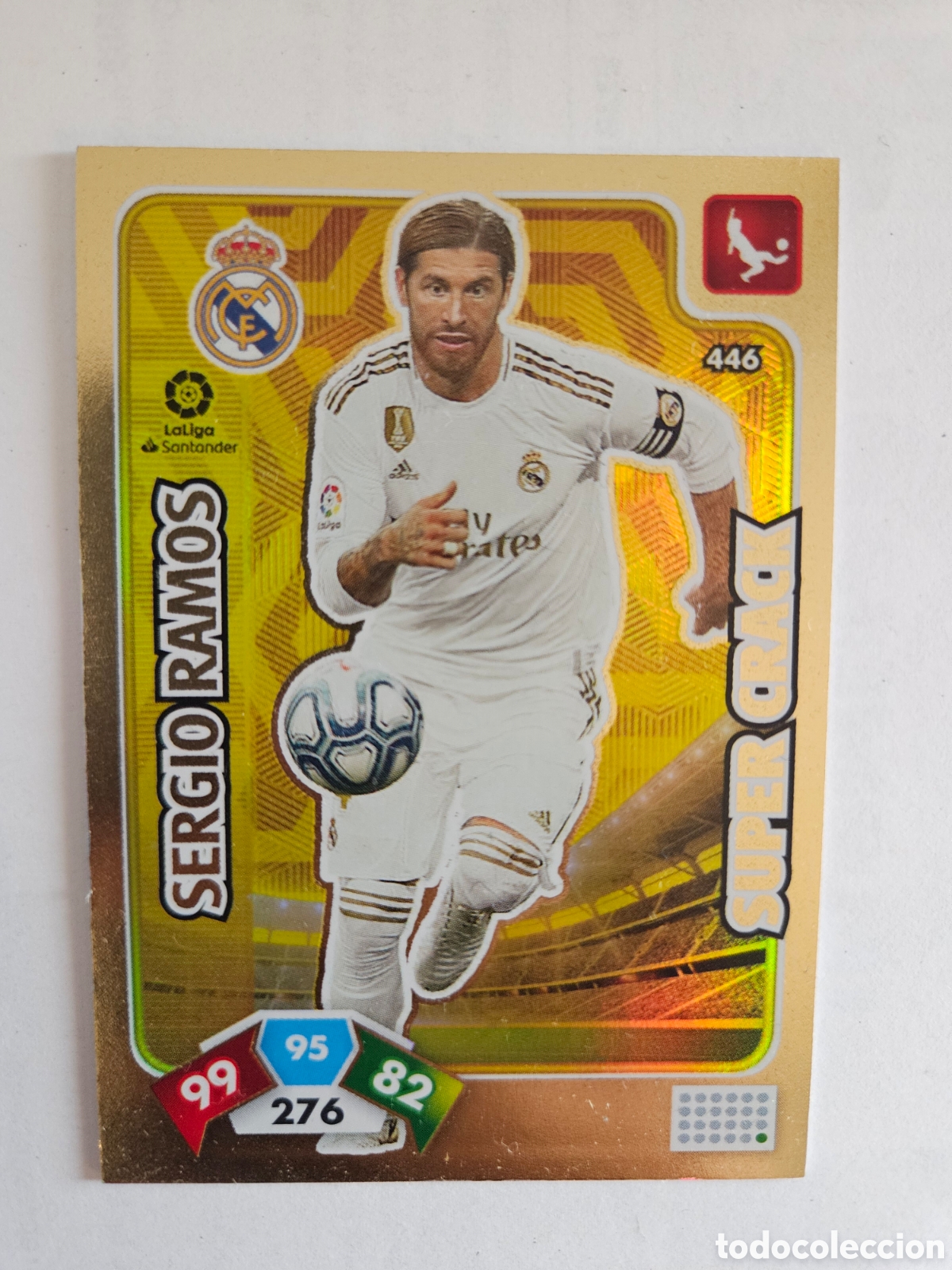 Cromos de F&uacute;tbol: S&uacute;per Crack 446 S&Eacute;RGIO RAMOS Adrenalyn 2019-20